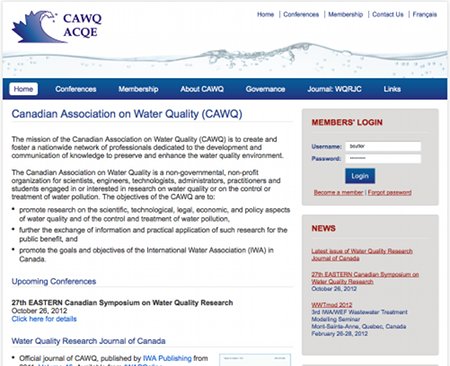The Canadian Association on Water Quality